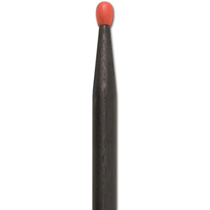 Vic Firth 5BNB Nova Hickory Schlagzeugstöcke, Nylonkopf, schwarz, 406 mm Länge, 15,1 mm Durchmesser, ovale Kopfform – Bild 3