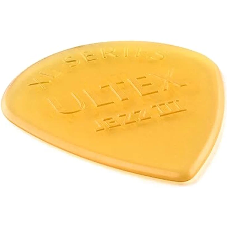 Dunlop Plectrum Ultex 427 Jazz III XL, 6er Pack, 1,38 mm Stärke, Tequila-Gold, vielseitiges Plektrum aus extrem hartem Material – Bild 2