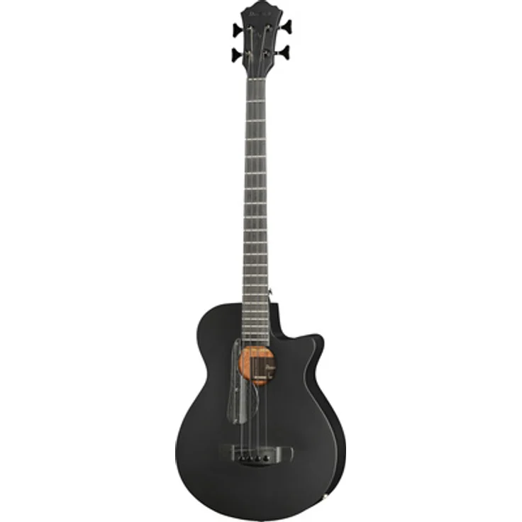 Ibanez AEGB420-BOT, AEG Cutaway Akustikbass mit Tonabnehmer, Sapele Boden, Fichten-Decke, Farbe: Black out