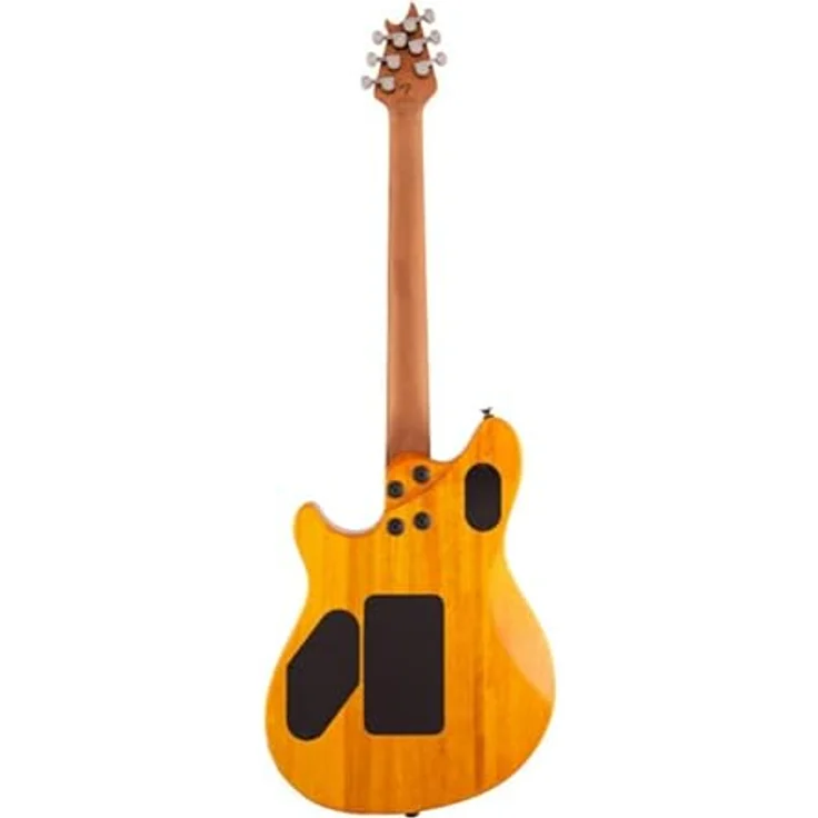 Evh Wolfgang WG Std QM TA, ST-Style E-Gitarre mit Wölkchenahorn-Decke, Trans Amber, Floyd Rose Tremolo – Bild 3