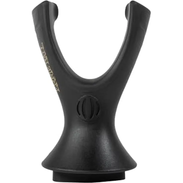 Ernie Ball Wall Hanger Black 9619, Gitarrenständer mit gepolsterter Auflage, schwarz, einfache Wandmontage