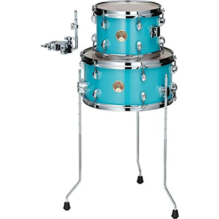 Tama Club Jam Mini Add-on Pack -AQB, Erweiterung mit 10"x6,5" Tom und 14"x07" Stand Tom, Mersawa-Pappelkessel, Aqua Blue – Bild 1