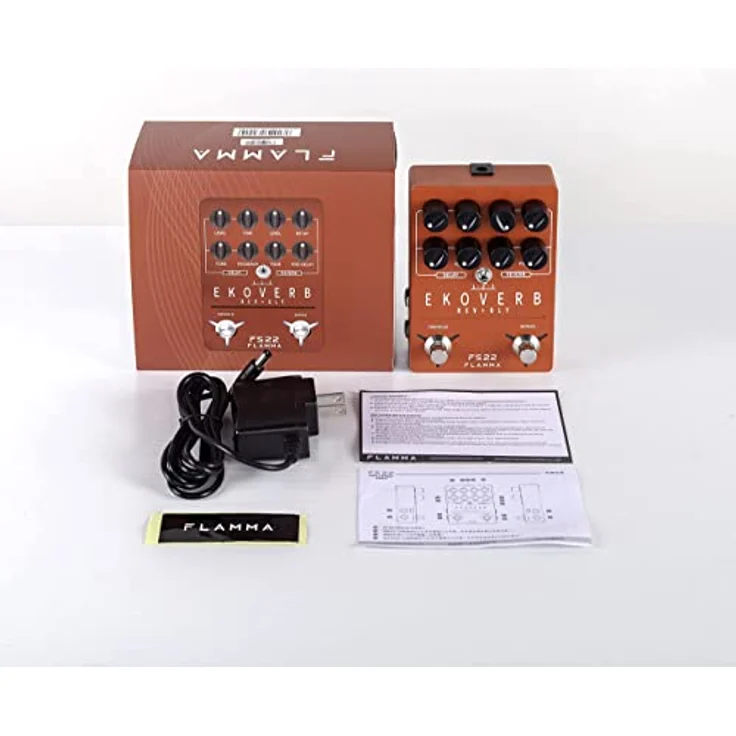 Flamma FS22 Delay & Reverb, Stereo-Delay- & Reverb-Pedal mit Tap-Tempo und Freeze-Funktion – Bild 8