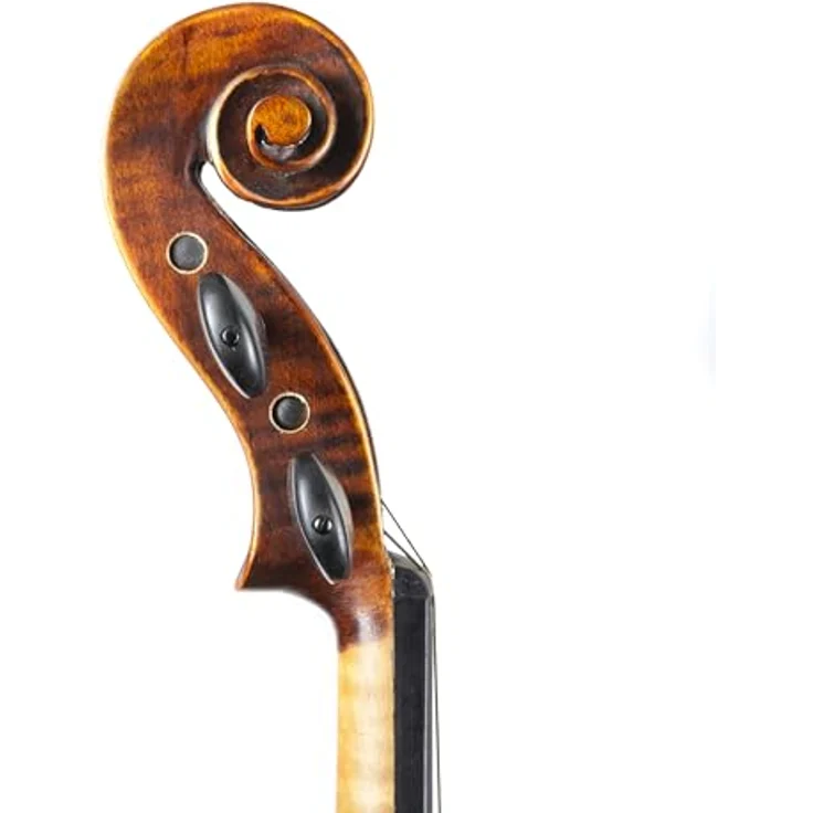 Stentor SR1875 Violine Elysia 4/4, handgefertigt mit massiver Fichtendecke und Ahornkorpus, Ebenholzbestandteilen, inklusive Pirastro Besaitung – Bild 7