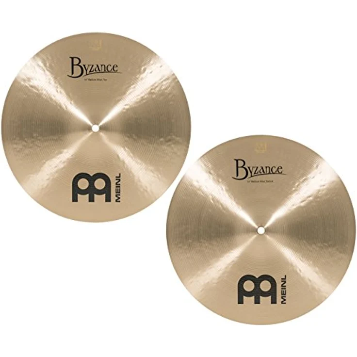 Meinl 14" Byzance Hi-Hat Medium, Traditional, handgefertigt in der Türkei, dynamisches Spektrum, warmer Sound, kontrollierter offener Hi-Hat Klang – Bild 2