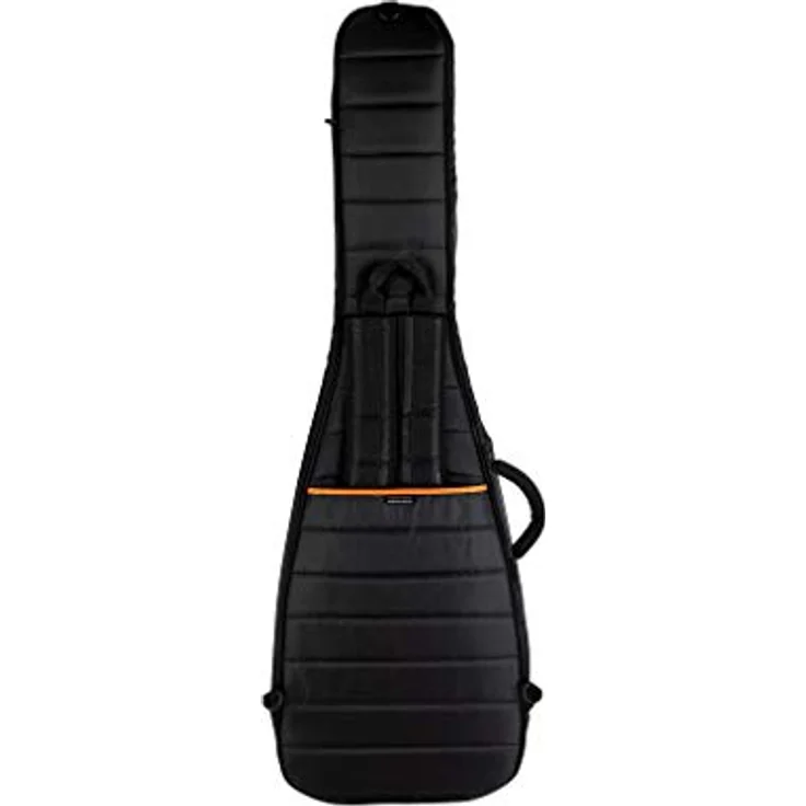 Mono Cases Single Electric Guitar M80-EG-BLK, Gitarrentasche aus wasserabweisendem Nylon für E-Gitarren, Schwarz, mit Rucksackgarnitur und Zubehörfächern – Bild 3