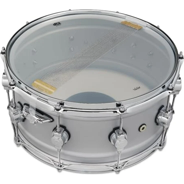 DW 14"x6,5" Design Aluminium Snare Drum, 1mm Wandstärke, mattes Finish, MAG Snare Abhebung, Triple Flanged Spannreifen, True Pitch Spannschrauben, DW Remo Felle – Bild 4