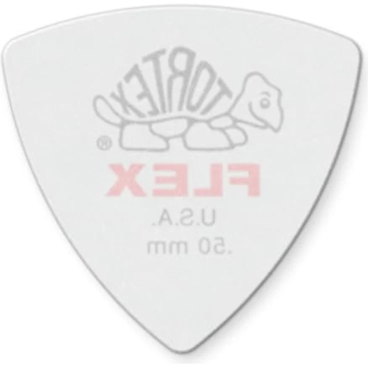 Jim Dunlop Tortex Flex Triangel Plektrum, 0,50mm, 6 Stück, kombinierte Flexibilität und Haltbarkeit – Bild 4