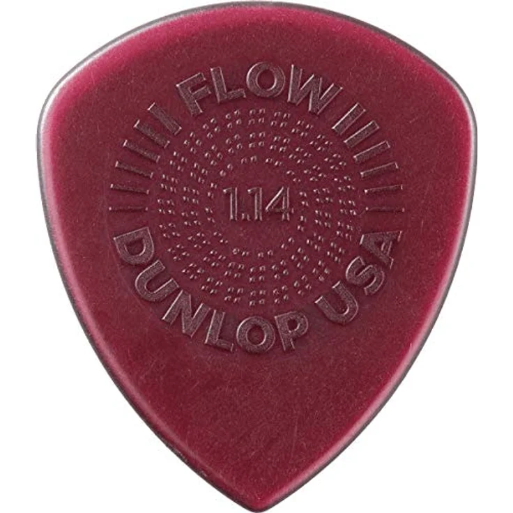 Jim Dunlop Plektrum Flow Standard Grip, Gitarrenplektren 1,14mm, 24 Stück, hergestellt in den USA – Bild 1