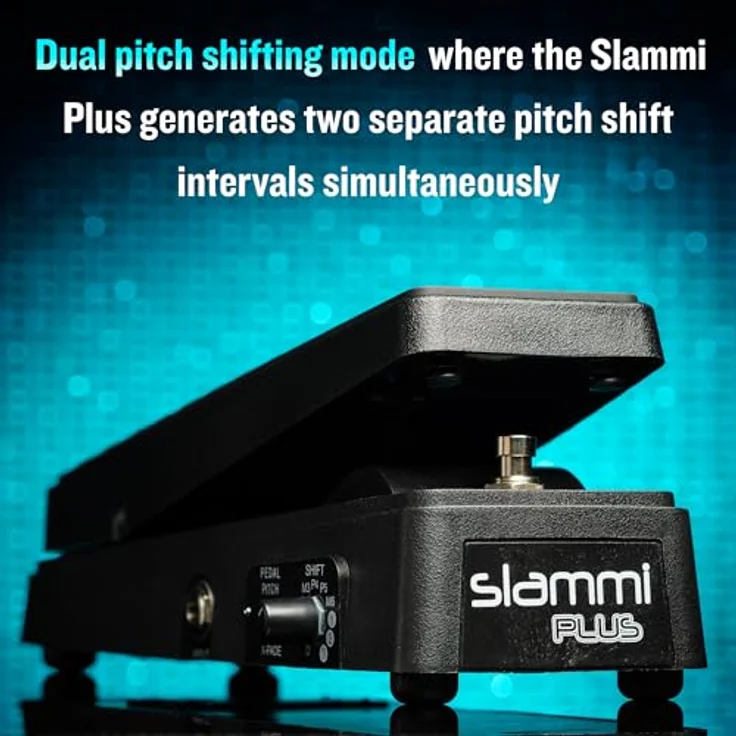 Electro Harmonix Slammi Plus Pitch Shifter, Effektpedal mit +/- 3 Oktaven Transponierung, drei Schaltmodi und voll polyphon – Bild 6