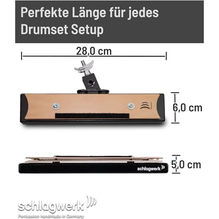 Schlagwerk DC280M DynaCrasher, montierbare Percussion mit Double Snare Konstruktion, durchsetzungsfähigem Crashsound und einstellbarem Sustain – Bild 6