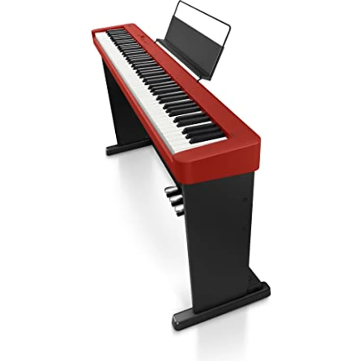 Casio CDP-S160 RD, Digitalpiano mit 88 Tasten, 64-stimmiger Polyphonie, 10 Sounds, Duet Mode, rot – Bild 4