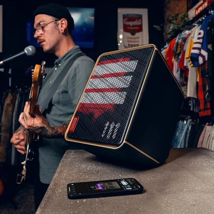 Positive Grid Spark EDGE, tragbares Smart Gitarrenamp- und PA-System mit 4 Kanälen, 65 Watt Leistung, Looper und KI-Features – Bild 5