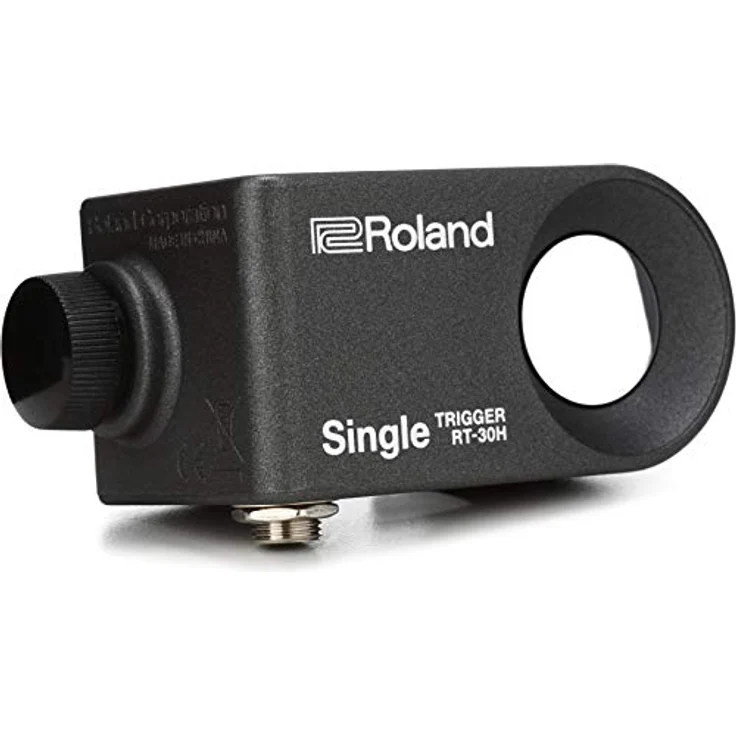 Roland RT-30H, Acoustic Drum Trigger mit robuster Befestigung und kompatibel mit V-Drums TD-Modulen, Fiberglasgehäuse