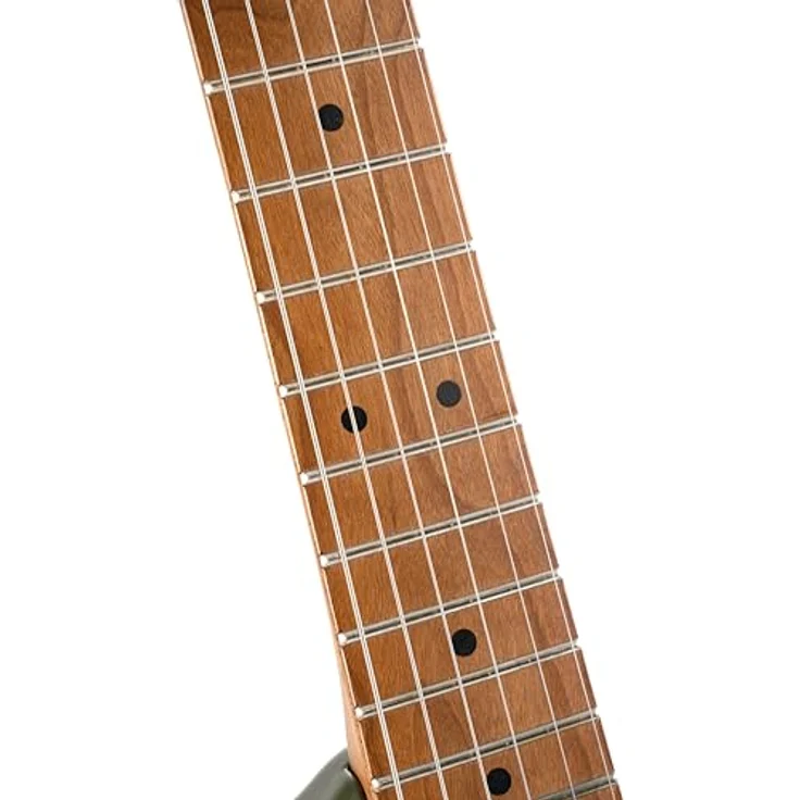 Cort G250 SE Olive Dark Green, ST-Style E-Gitarre mit Linden Korpus, geröstetem Ahorn Hals und VTS63 & VTH59 SSH Pickups – Bild 10