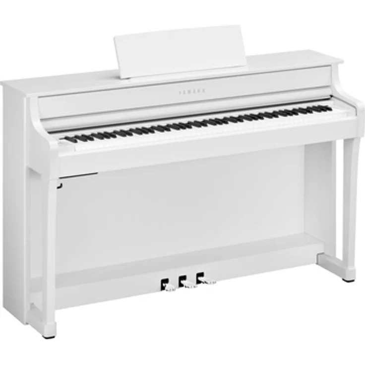 Yamaha CLP-835 WH, Digitalpiano mit 88 gewichteten Tasten, 38 Sounds und Bluetooth Audio/Midi, weiß