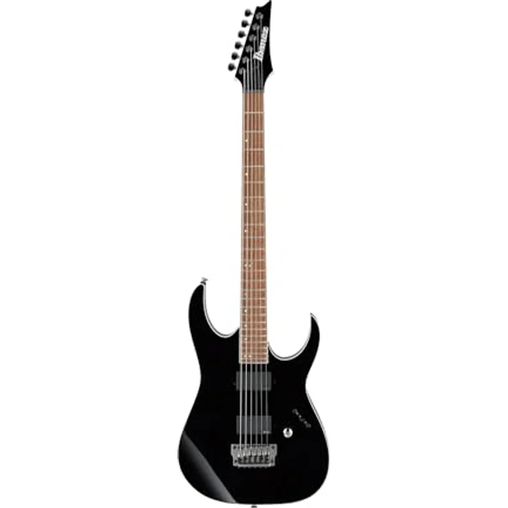 Ibanez Iron Label RGIB21-BK E-Gitarre, schwarze Ausführung mit hochwertiger Verarbeitung und ausgewählten Materialien – Bild 1