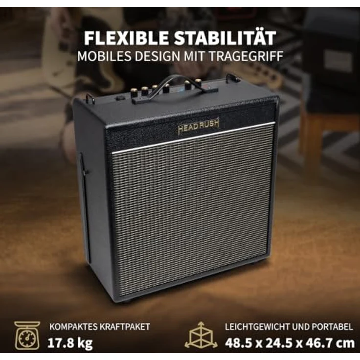 Headrush FRFR-12 Cab, Aktiver Full-Range Lautsprecher mit 750 W Peak, Bluetooth 5.3 und 3-Band EQ – Bild 4