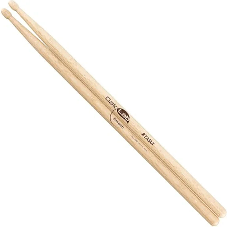 Tama Oak Lab Smash Drum Sticks, OL-SM, aus japanischer Eiche, 419mm lang, 15mm Durchmesser, Acorn Tip für kräftigen Sound – Bild 1