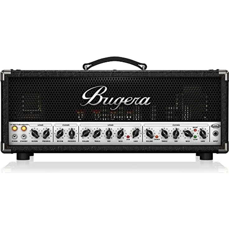 Bugera 6262 Infinium, E-Gitarren-Topteil mit 120 Watt, Vollröhre, 2 Kanäle, integrierter Hall, FX-Loop, inkl. Fußschalter – Bild 1