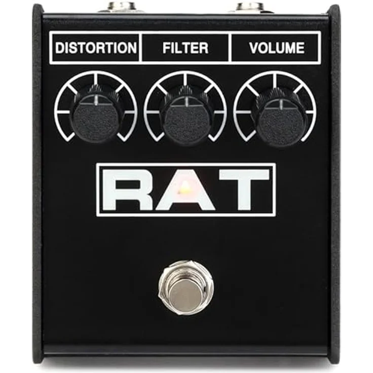 Proco Rat 2 Distortion, Effektpedal für vielseitige Distortion-Sounds, kompakte Bauweise, 89 x 103 x 73 mm, 794 g – Bild 5