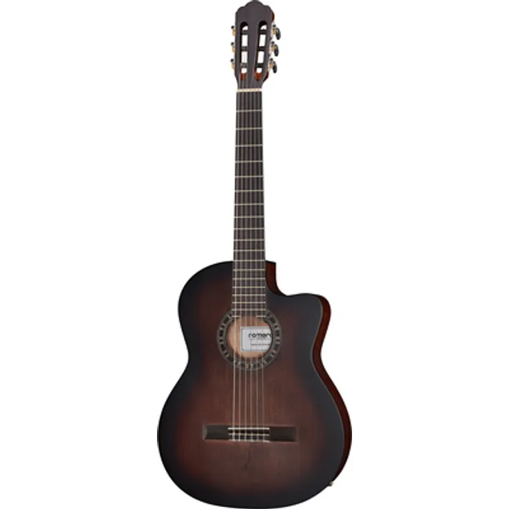 La Mancha Granito 32-CEN-AB, Konzertgitarre 4/4 mit Cutaway, Fichtendecke, Mahagoni Boden & Zargen, Antique Brown Matt