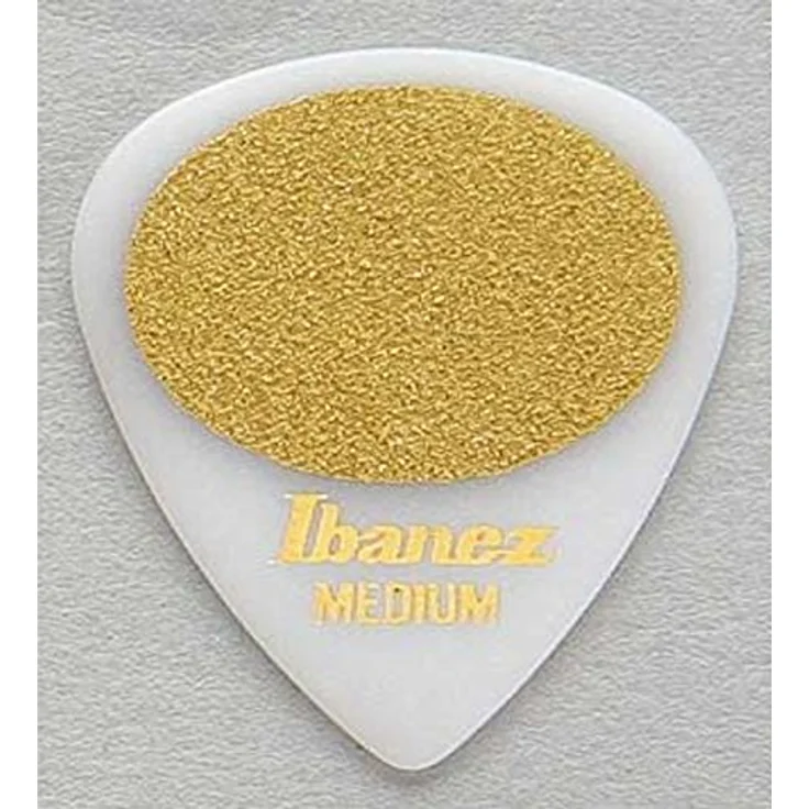 Ibanez PPA16MSG-WH Pick Set, Plektrum Set mit 6 Stück, medium Sand, weiß, 0,80 mm, Grip Wizard Serie – Bild 2