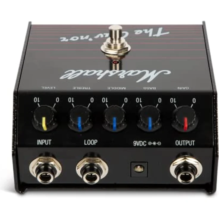 Marshall The Guv´nor, Distortion Effektpedal für E-Gitarre mit Gain, Bass, Middle, Treble und Level Reglern, Made in UK – Bild 4