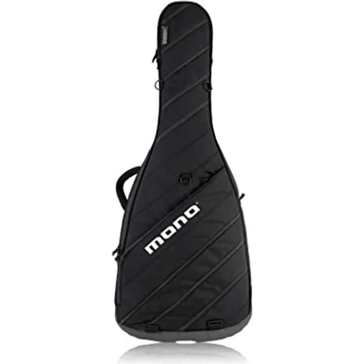 Mono Cases Vertigo Ultra Electric, Gitarrentasche für E-Gitarre mit Wasserfestem 1680D Ballistic Nylon, Schwarz, Top-Loading-Design und Freeride Wheel System – Bild 1
