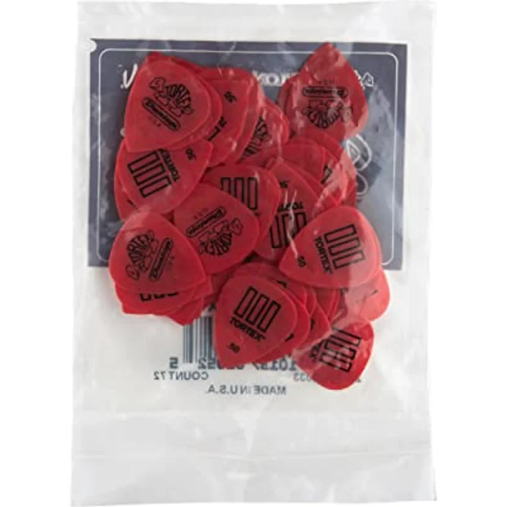 Jim Dunlop Plektrum Tortex T3 0,50mm, 72 Stück Sortiment in Standardstärke – Bild 5