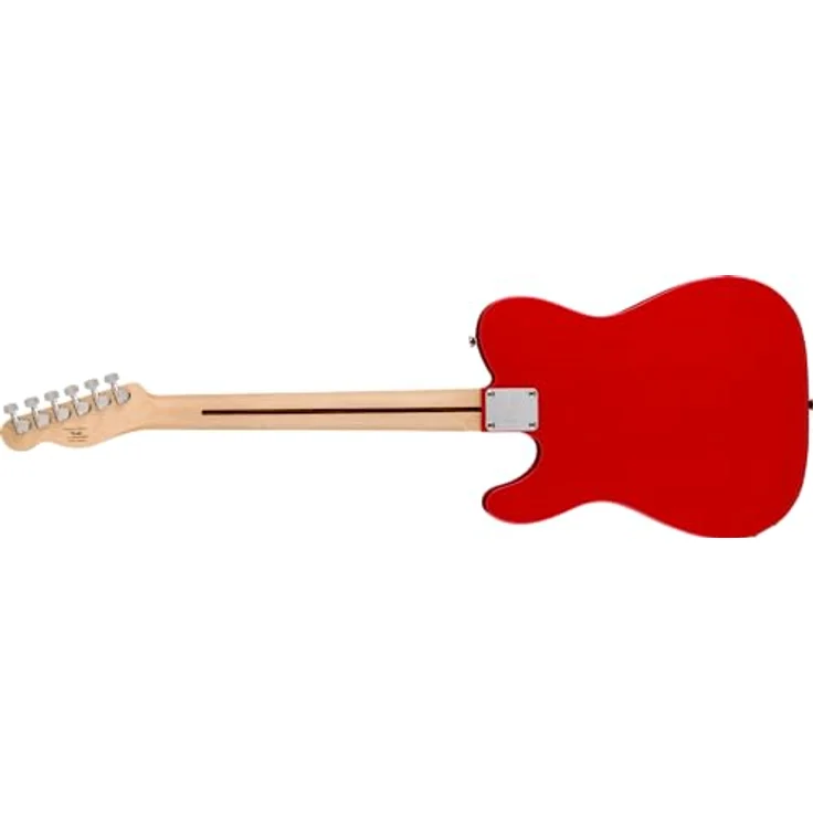 Squier Sonic Tele LRL, E-Gitarre mit Poplar Korpus, Ahorn Hals, 2x Ceramic Single-Coil Tonabnehmer, Torino Red – Bild 2