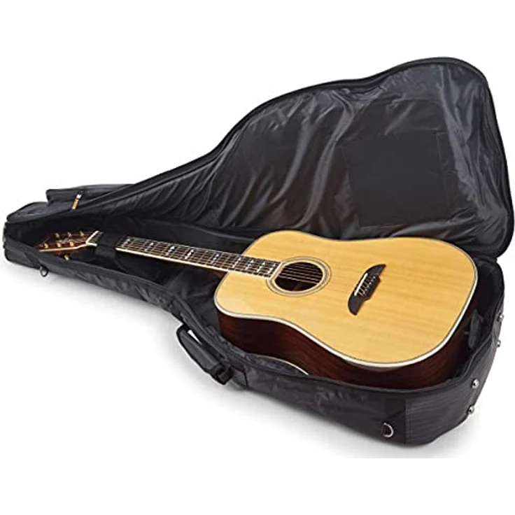 Rockbag Rb 20509 B, Deluxe Gitarrentasche für Westerngitarre mit 20mm Polsterung, Rucksackgarnitur, DIN A4 Tasche, L 112 cm x B 42 cm x T 13 cm – Bild 4