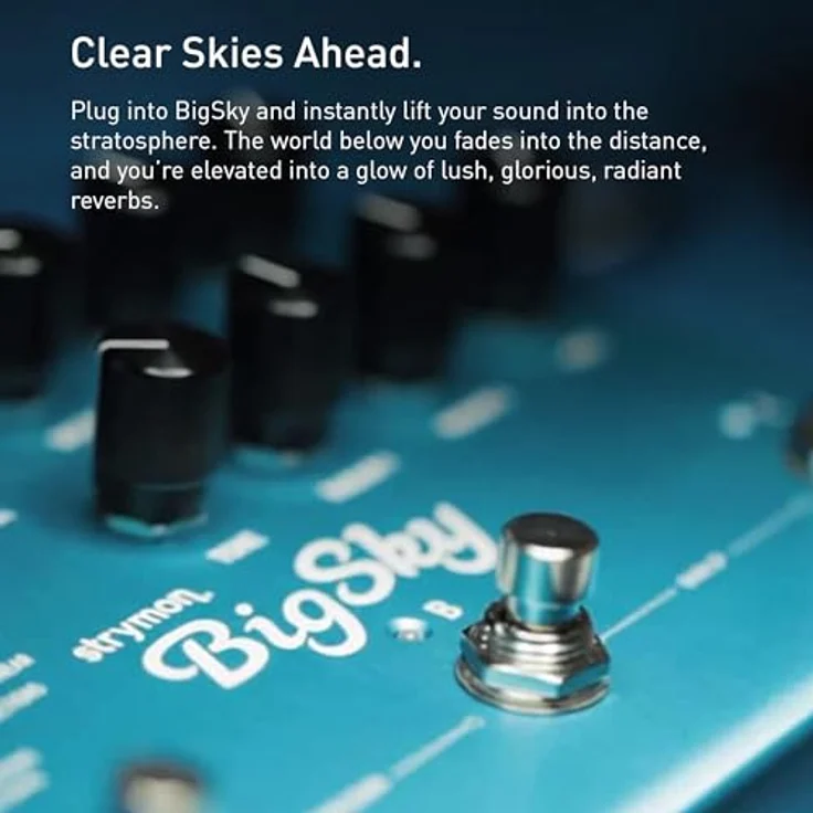 Strymon Big Sky, E-Gitarreneffekt mit 12 Reverb-Typen, 300 Presets, MIDI steuerbar, inklusive 9V Netzteil – Bild 2