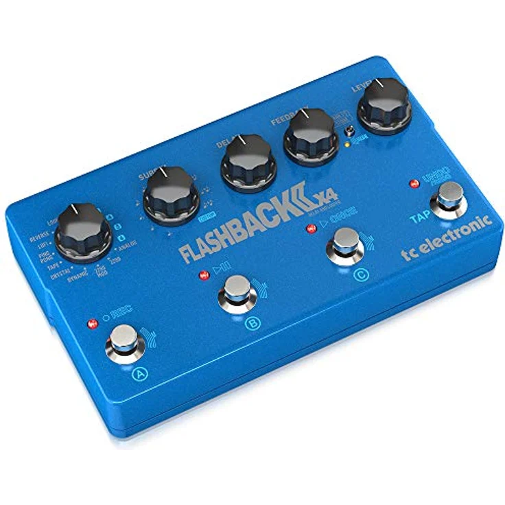 tc electronic Flashback 2 X4 Delay, Effektpedal mit 10 Delay-Typen, 40 Sekunden Looper und MASH-Fußschaltern – Bild 2