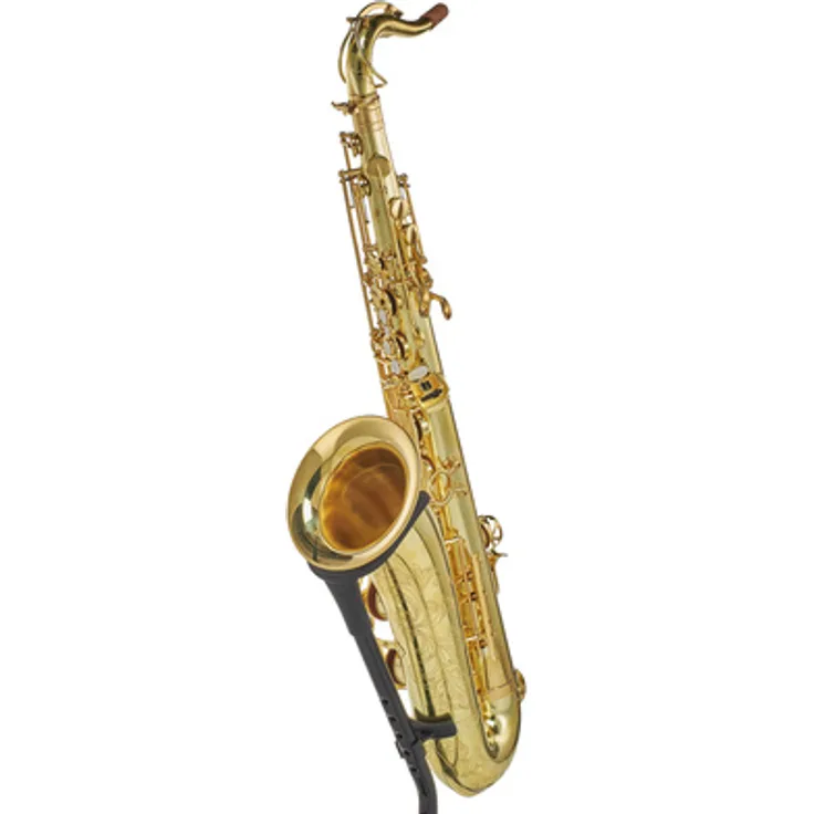 Forestone RX Unlacquered Tenor Sax, Bb-Stimmung aus gelbem Messing mit handgraviertem Schallbecher und Pisoni Polstern