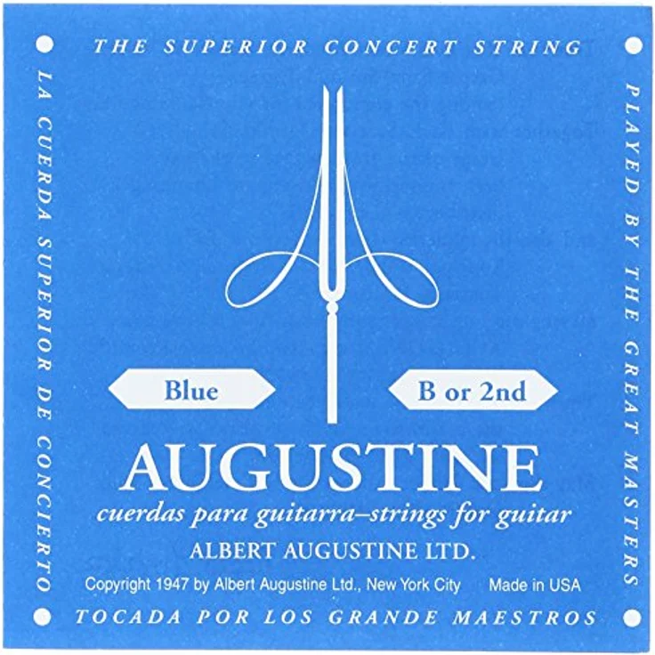 Augustine Blue Label H2, Klassik-Gitarrensaite in Regular Tension, Einzelsaite