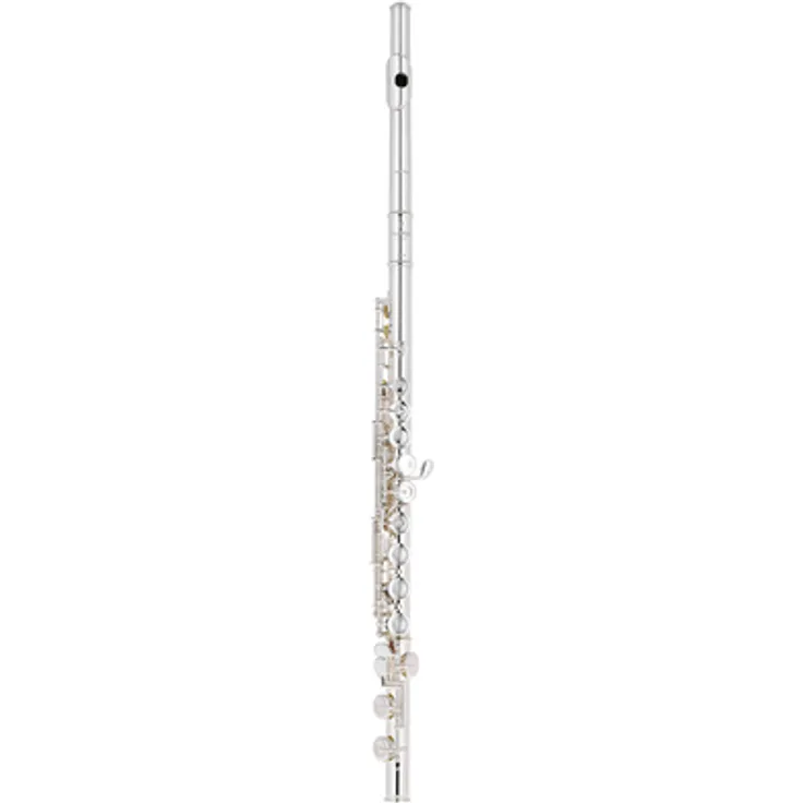 Pearl Flutes Quantz B525E-HC Querflöte mit Brezza Kopfstück, C-Fuß, geschlossenen Klappen und Vollsilber-Mundlochplatte, versilbert