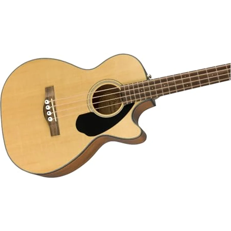 Fender CB-60SCE A-Bass, Akustikbass mit massiver Fichten-Decke, Mahagoni-Korpus, Fishman Preamp, Naturfinish – Bild 6