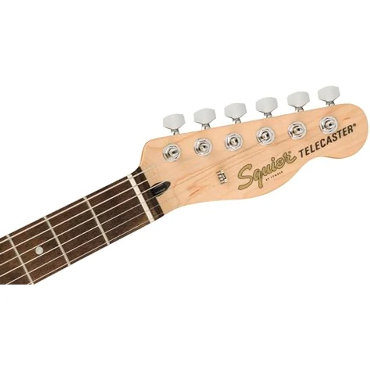 Squier Affinity Telecaster E-Gitarre, Lake Placid Blue, Pappel-Korpus, Ahorn-Hals, 21 Bünde, Ceramic Single-Coil Tonabnehmer – Bild 8