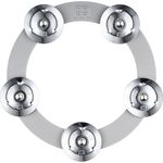 Meinl CRING Ching Ring, 6" Tambourine mit 5 Paar Edelstahl-Schellen, passend für Hi-Hat und Becken, aus Stahl