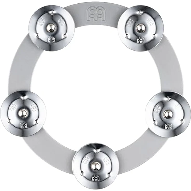 Meinl CRING Ching Ring, 6" Tambourine mit 5 Paar Edelstahl-Schellen, passend für Hi-Hat und Becken, aus Stahl – Bild 1