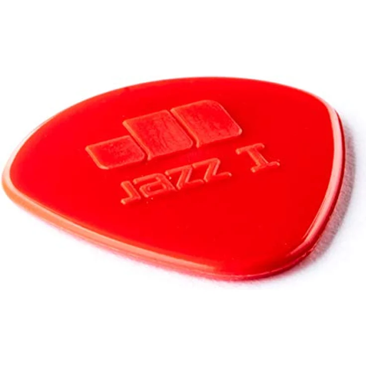 Dunlop Jazz I Red, Plektren Set mit 6 Stück, Stärke 1,10mm, abgerundete Spitze – Bild 3