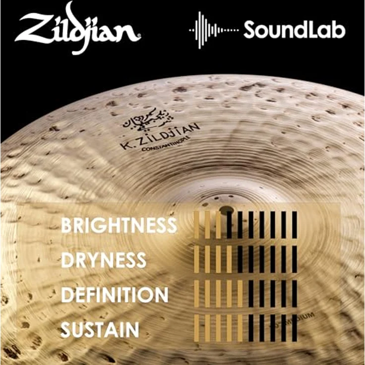 Zildjian 22" K Constantinople Medium Ride, Schlagzeugbecken mit definiertem Stick Sound und angenehmem Obertönen – Bild 5