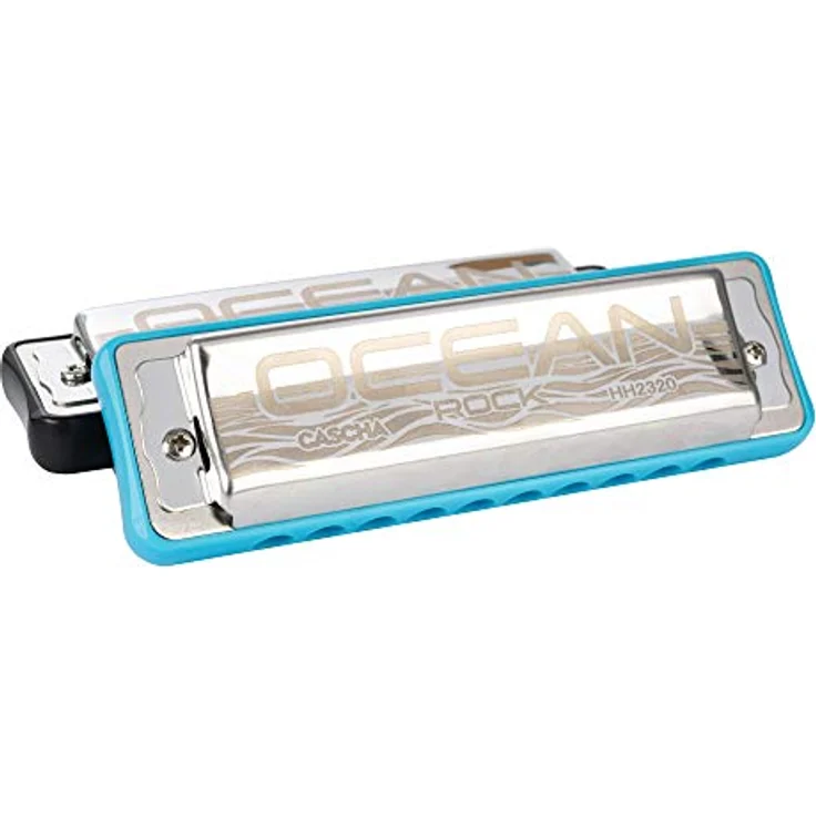 Cascha HH-2324 Ocean Rock Blue G, Diatonische Mundharmonika in G-Dur mit 20 Stimmzungen aus Phosphor-Bronze, blau – Bild 8