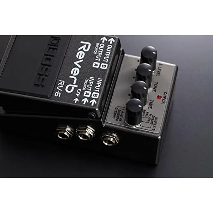 Boss RV-6, kompaktes Hallpedal mit 8 Sound-Modi und Expression-Pedal-Eingang – Bild 2