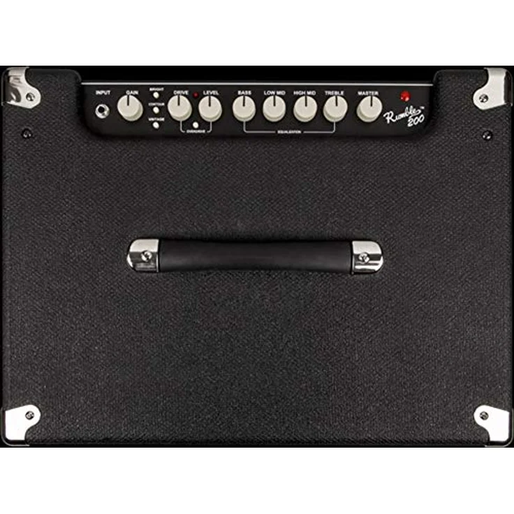 Fender Rumble 200 V3 Combo, Bass Combo Verstärker mit ausgewogener Verarbeitung und hochwertigen Materialien, schwarz – Bild 4