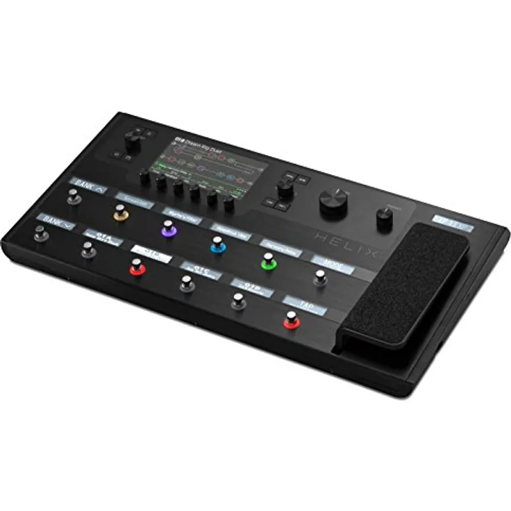 Line6 Helix Guitar Processor, Gitarren-Multieffekte mit Dual DSP, 50 Amp Modellen, 104 Effekten, 10 Eingängen und 12 Ausgängen