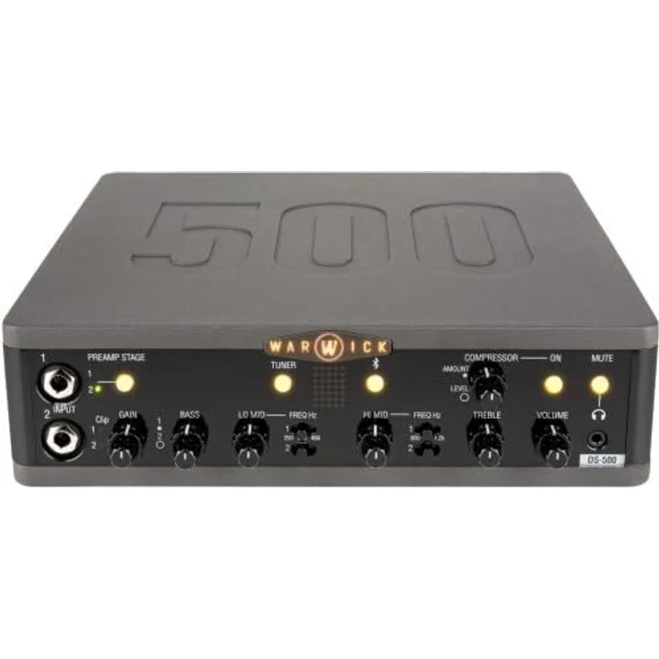 Warwick Stage Series DS 500, Zweikanal-Bassverstärker mit Bluetooth, USB, 500 W und 4-Band EQ – Bild 2