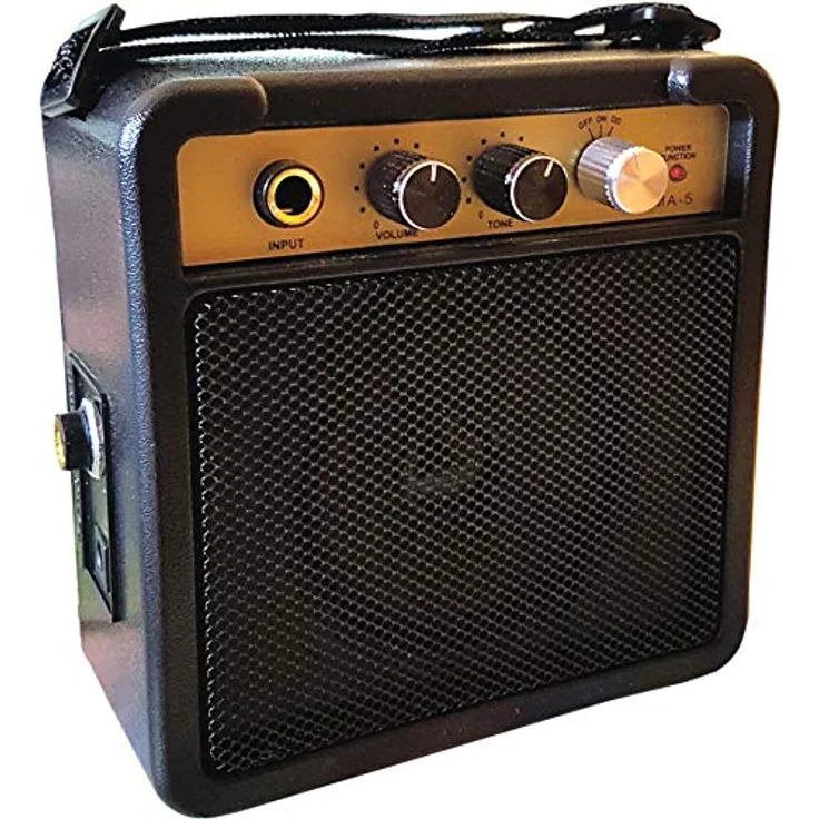 MSA Kinder E-Gitarre 1/4 Größe, Elektro-Gitarren Set in Schwarz mit 5W Verstärker, 3x Plektern und Kabel – Bild 3