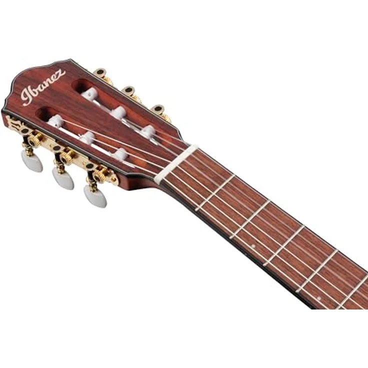 Ibanez FRH10N-IBF, Konzertgitarre mit Tonabnehmer, massive Sitka-Fichte Decke, Indigo Blue Metallic Flat – Bild 4